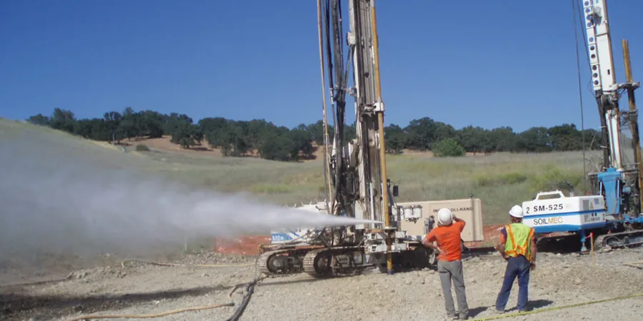 Illustrative image of Jet grouting in 
