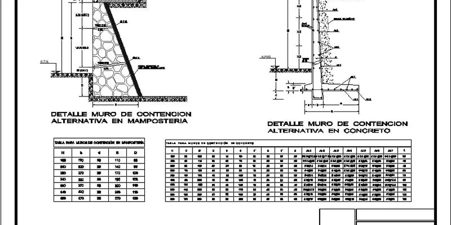 Illustrative image of Muros contencion in 
